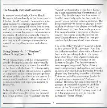 CD Charles Harold Bernstein: Chamber Music