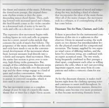 CD Charles Harold Bernstein: Chamber Music