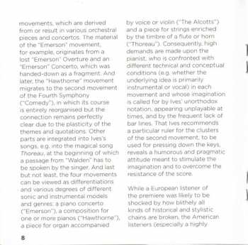 CD Charles Ives: Concord Sonata