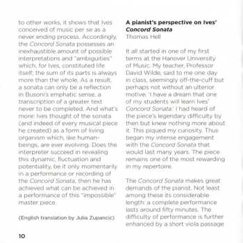 CD Charles Ives: Concord Sonata