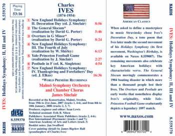 CD Charles Ives: Holidays Symphony:  II, III And IV