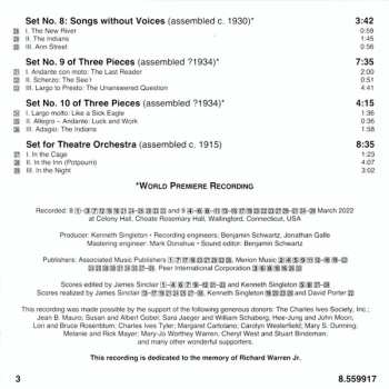 CD Charles Ives: Complete Sets For Chamber Orchestra