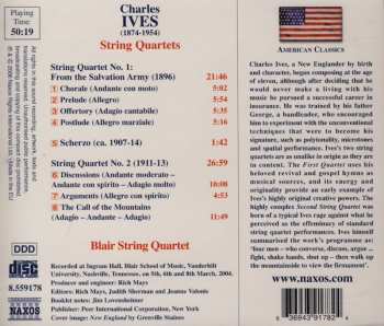 CD Charles Ives: String Quartets