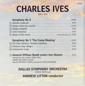 CD Charles Ives: Symphonies 2 & 3 - General William Booth Enters Into Heaven