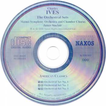 CD Charles Ives: The Three Orchestral Sets