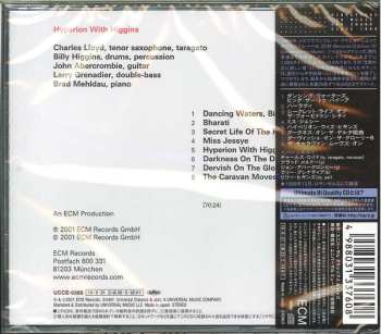 CD Charles Lloyd: Hyperion With Higgins LTD