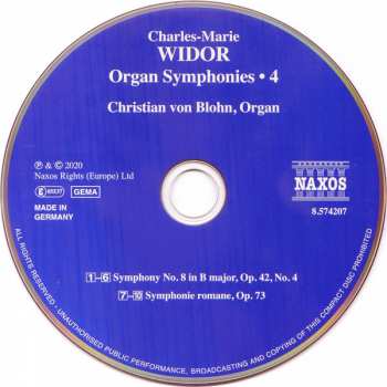CD Charles-Marie Widor: Organ Symphonies • 4