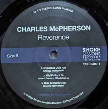 LP Charles McPherson: Reverence