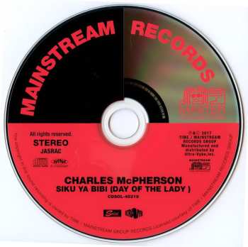 CD Charles McPherson: Siku Ya Bibi (Day Of The Lady) LTD
