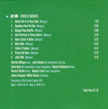 10CD/Box Set Charles Mingus: Milestones Of A Legend