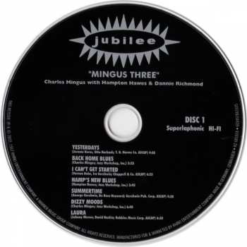 2CD Charles Mingus: Mingus Three DLX
