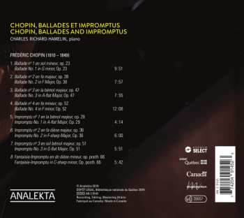 CD Frédéric Chopin: Ballades & Impromptus
