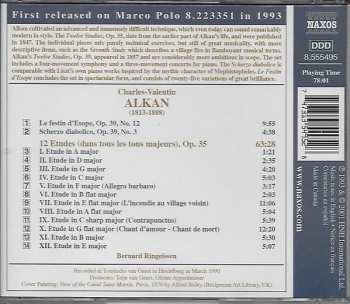 CD Charles-Valentin Alkan:  Piano Music, Vol. 1, 12 Etudes, Op. 35