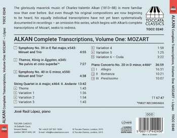 CD Wolfgang Amadeus Mozart: The Complete Transcriptions, Volume One: Mozart
