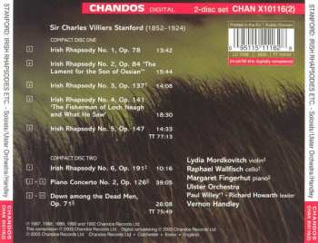 2CD Vernon Handley: Six Irish Rhapsodies | Piano Concerto No. 2 | Down Among The Dead Men