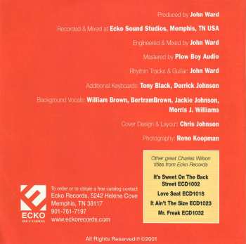 CD Charles Wilson: Goin’ Jookin’