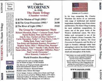 CD Charles Wuorinen: The Dante Trilogy (Chamber Version) / The Mission Of Virgil / The Great Procession / The River Of Light
