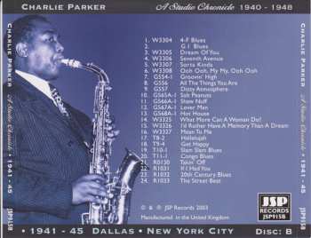 5CD Charlie Parker: A Studio Chronicle 1940 - 1948