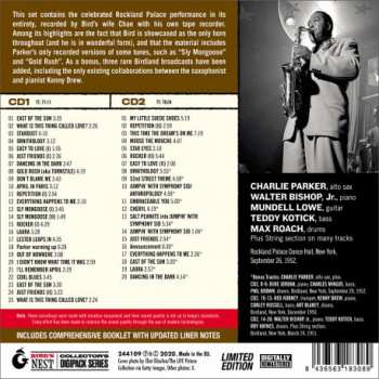 2CD Charlie Parker: Complete Bird At The Rockland Palace LTD