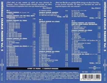 3CD Charlie Parker: The Complete Charlie Parker - Intégrale Charlie Parker Vol. 5 - "Parker's Mood" - 1947-1949