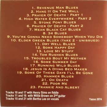 CD Charley Patton: Primeval Blues, Rags, And Gospel Songs