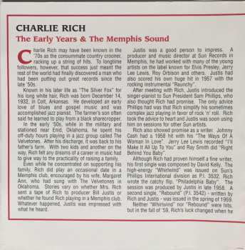 CD Charlie Rich: The Early Years / The Memphis Sound