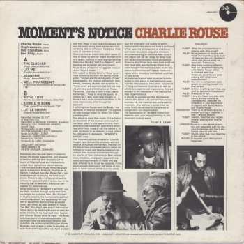 CD Charlie Rouse: Moments Notice