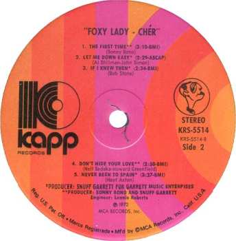 LP Cher: Foxy Lady
