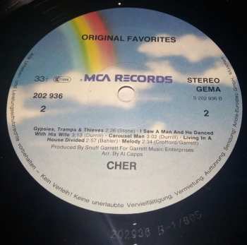 LP Cher: Original Favorites