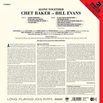 LP/CD Chet Baker - Bill Evans: Alone Together DIGI