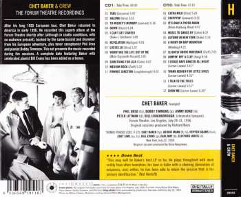 2CD Chet Baker & Crew: The Forum Theatre Recordings