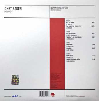 2LP Chet Baker Trio: Intimacy