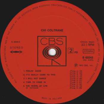 LP Chi Coltrane: Chi Coltrane