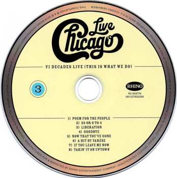 4CD/DVD/Box Set Chicago: Live VI Decades Live (This Is What We Do)
