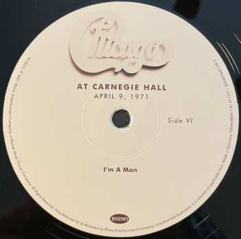 3LP/Box Set Chicago: At Carnegie Hall - April 9, 1971 LTD