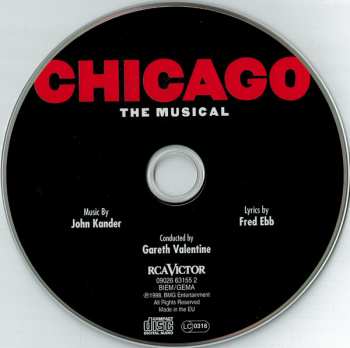 CD Various: Chicago The Musical (The London Cast Recording)