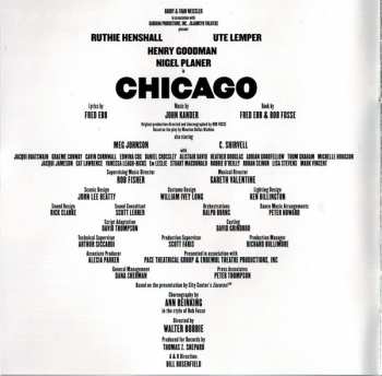 CD Various: Chicago The Musical (The London Cast Recording)