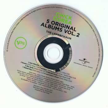 5CD Chick Corea: 5 Original Albums Vol. 2
