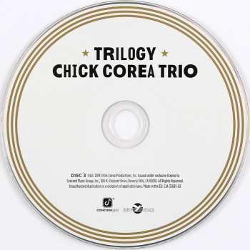 3CD Chick Corea Trio: Trilogy