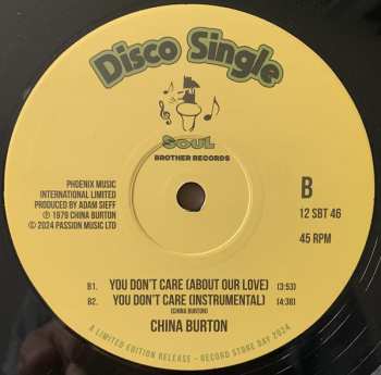 LP China Burton: You Don't Care About Our Love LTD