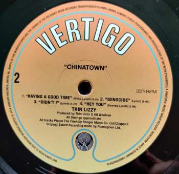 LP Thin Lizzy: Chinatown