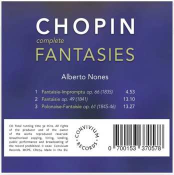 CD Frédéric Chopin: Complete Fantasies