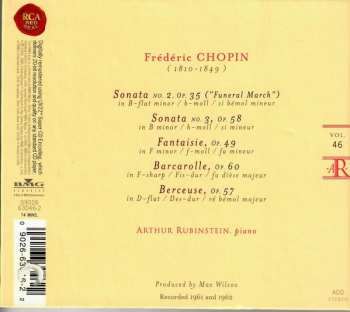 CD Frédéric Chopin: Piano Sonatas No.2 ("Funeral March") & No.3, Fantaisie Op.49, Barcarolle, Berceuse