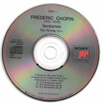 2CD Frédéric Chopin: Nocturnes