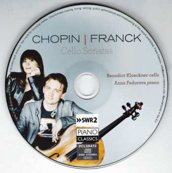 CD César Franck: Cello Sonatas