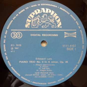 LP Frédéric Chopin: Piano Trios