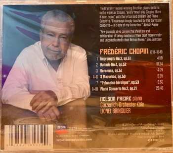 CD Frédéric Chopin: Piano Concerto No. 2 - Ballade No. 4 - Berceuse - Polonaise Héröique - Impromptu No. 3 - 3 Mazurkas
