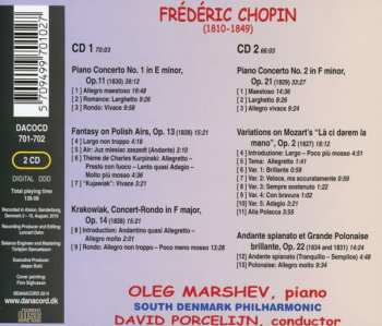 2CD Frédéric Chopin: Complete Works For Piano & Orchestra
