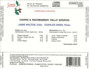 CD Frédéric Chopin: Chopin & Rachmaninov: Cello Sonatas