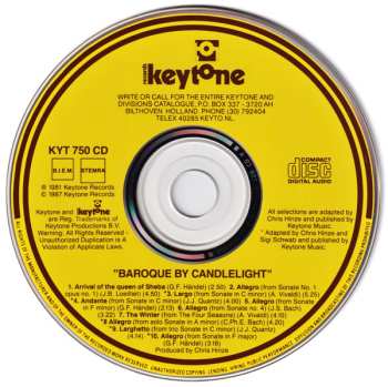 CD Chris Hinze: Baroque By Candlelight